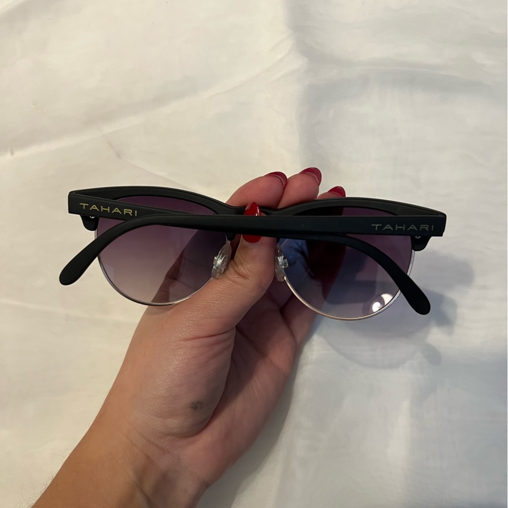 Tahari black and silver sunglasses